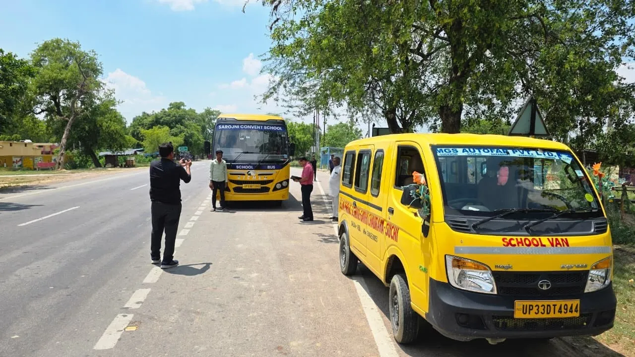 Raebareli News: 'मिशन सेव' अभियान शुरू, स्लीपर बस समेत 9 वाहनों का चालान; 7 जुलाई के बाद होगी सीज की कार्रवाई