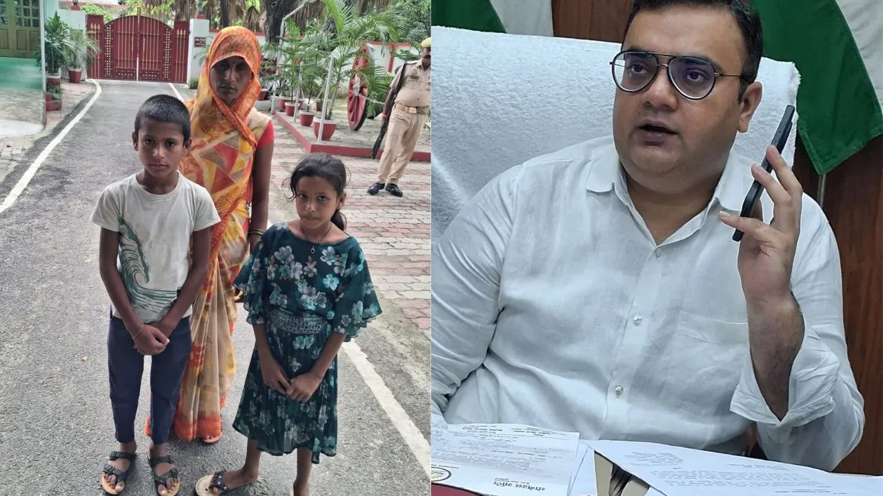 Bahraich News : मासूमों के आंसुओं पर पिघला DM का दिल, गुहार लेकर पहुंची पीड़िता को खिलाए गोंद के लड्डू, दिए कार्रवाई के आदेश