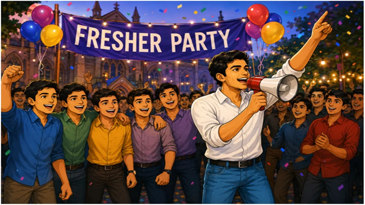 कॉलेज  का पहला दिन