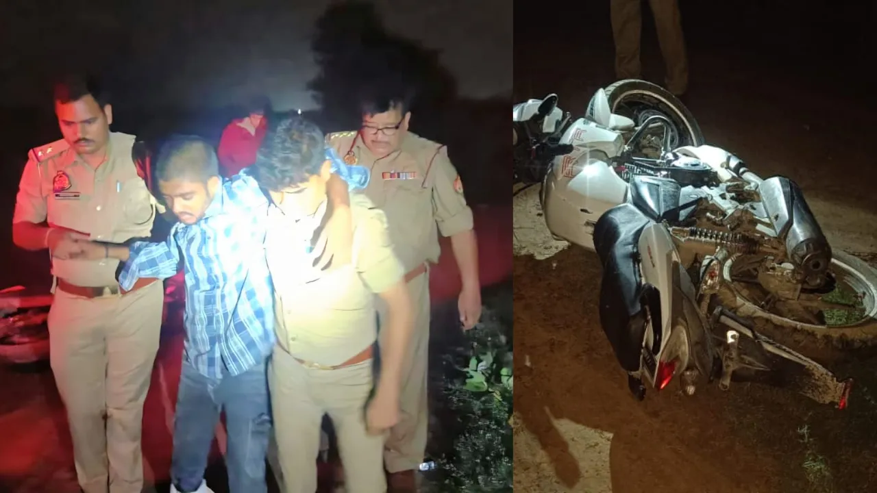 गोंडा में पुलिस मुठभेड़: एसओजी और देहात पुलिस की संयुक्त कार्रवाई में इनामी चेन स्नेचर घायल, तमंचा और बाइक बरामद