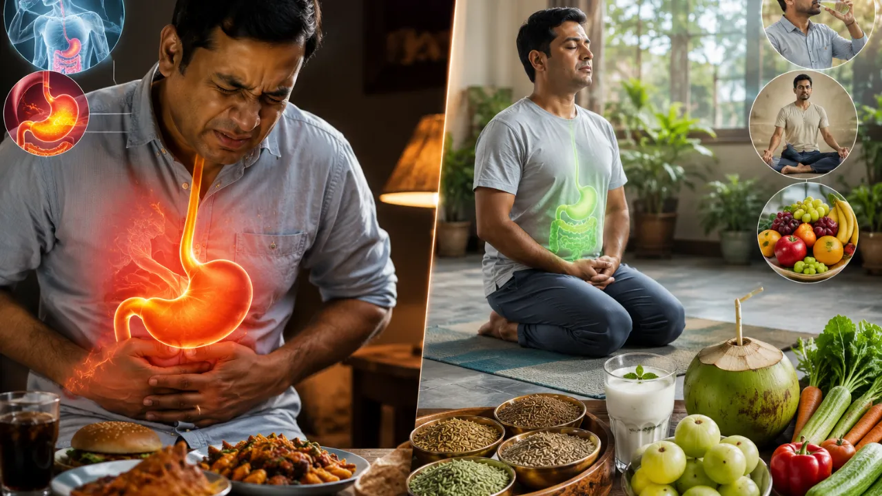 Gas & Acidity Alert: बार-बार गैस और एसिडिटी को न करें नजरअंदाज, जानिए कारण, आयुर्वेदिक उपाय और बचाव के आसान तरीके