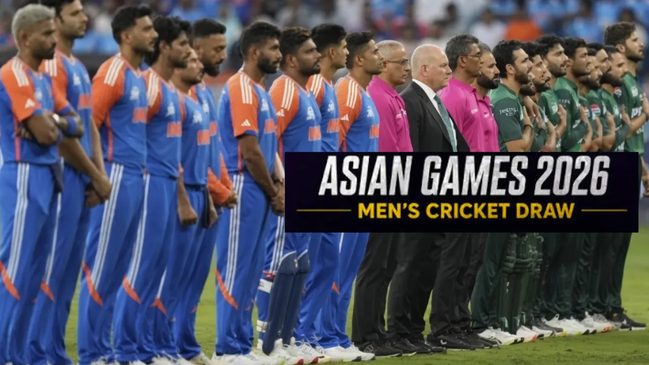 Asian Games 2026 Cricket Draws: भारत, पाकिस्तान, बांग्लादेश और श्रीलंका सीधे नॉकआउट में, जानिए पूरा शेड्यूल