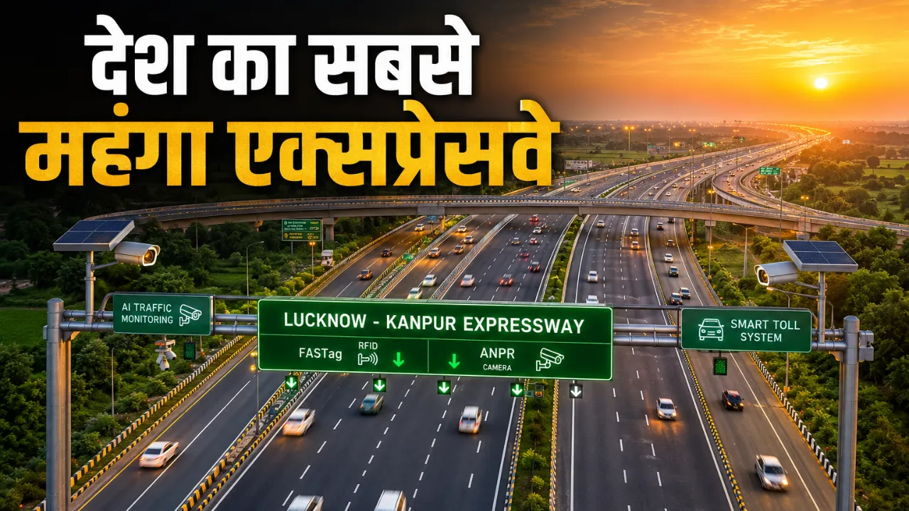 Lucknow-Kanpur Expressway: देश का सबसे महंगा एक्सप्रेसवे बना लखनऊ-कानपुर, 63 किमी सफर पर देना होगा सबसे ज्यादा टोल