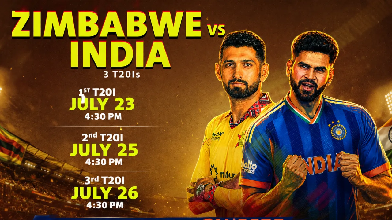 India vs Zimbabwe T20 Series 2026: इंग्लैंड दौरे के बाद टीम इंडिया का अगला मिशन तैयार, जानिए पूरा शेड्यूल और कप्तान