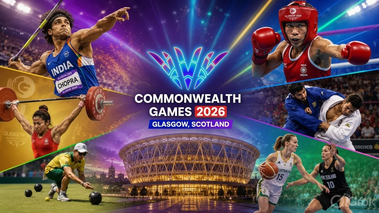 Commonwealth Games 2026: ग्लासगो में भारत का मेडल मिशन शुरू, 126 एथलीट दिखाएंगे दम, जानें पूरा शेड्यूल और लाइव टेलीकास्ट