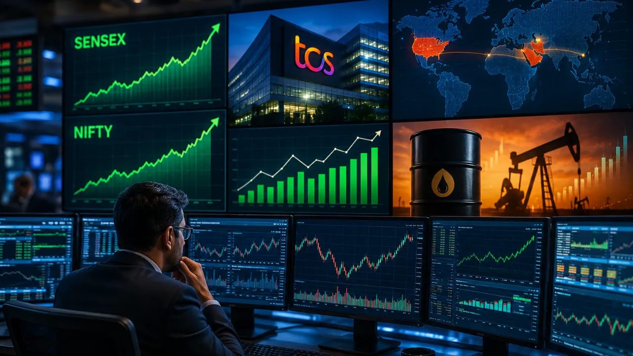 Stock Market Outlook: वैश्विक संकेतों के बीच तय होगी शेयर बाजार की दिशा, TCS के नतीजों पर निवेशकों की नजर