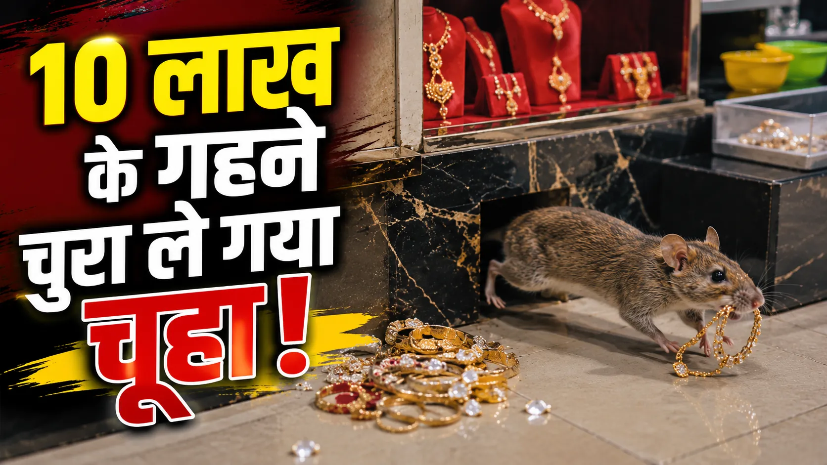 Rat Jewellery Thief: 10 लाख के गहने चुरा ले गया चूहा, CCTV ने खोला राज; बिल खोदा तो मिलीं हीरे की अंगूठियां-सोने की चेन