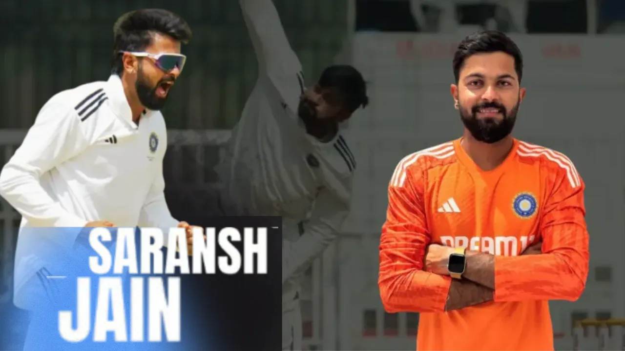 Who is Saransh Jain? घरेलू क्रिकेट के दम पर टीम इंडिया में मिली एंट्री, श्रीलंका दौरे पर वाशिंगटन सुंदर की भरेंगे कमी
