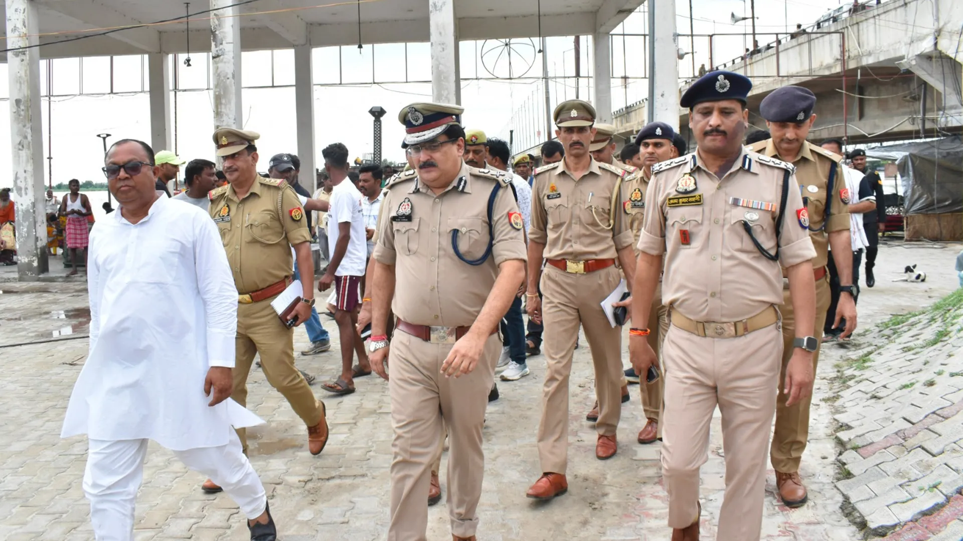 Bareilly News : नाथनगरी से कछला घाट पर एडीजी ने परखे सुरक्षा इंतजाम