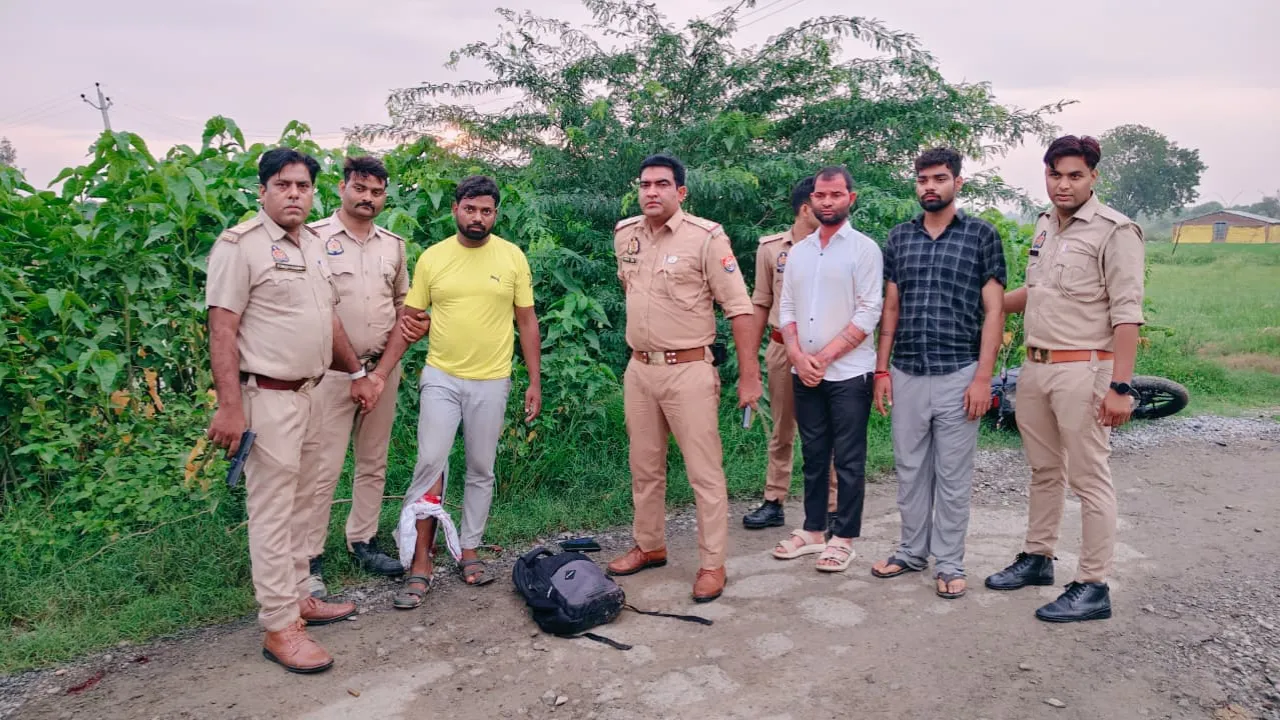 Kannauj Encounter: पुलिस-बदमाश मुठभेड़ में सिपाही घायल, जवाबी कार्रवाई में एक बदमाश को लगी गोली; तीन गिरफ्तार