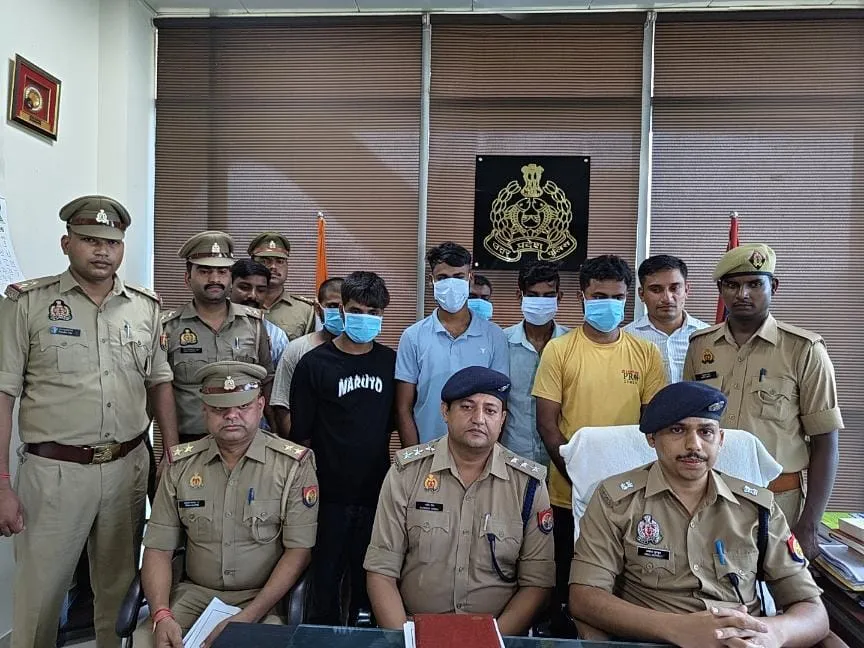 ज्वैलरी शाप में सेंध लगाने वाले छह बदमाश गिरफ्तार