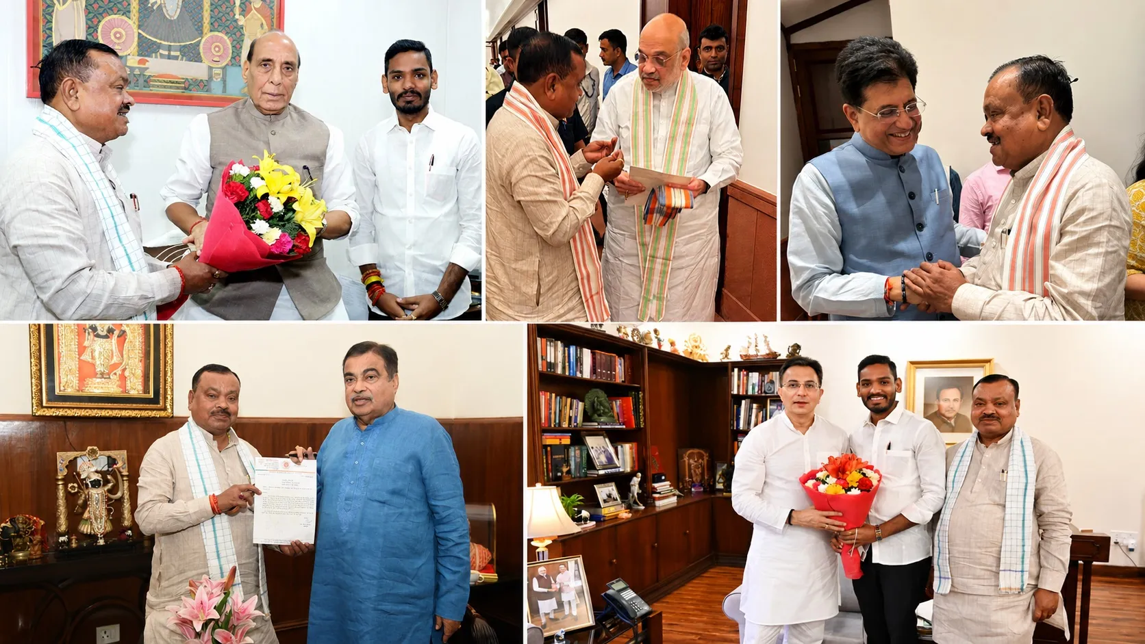 Shravasti News : श्रावस्ती के विकास को लेकर एक्टिव हुए विधायक रामफेरन पांडेय, दिल्ली में अमित शाह-राजनाथ समेत कई मंत्रियों से मिले