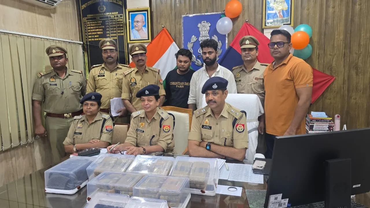 Kanpur News : कर्ज चुकाने और लग्जरी लाइफ के चक्कर में इवेंट मैनेजर बना चरस तस्कर, 15 करोड़ की चरस के साथ दो गिरफ्तार