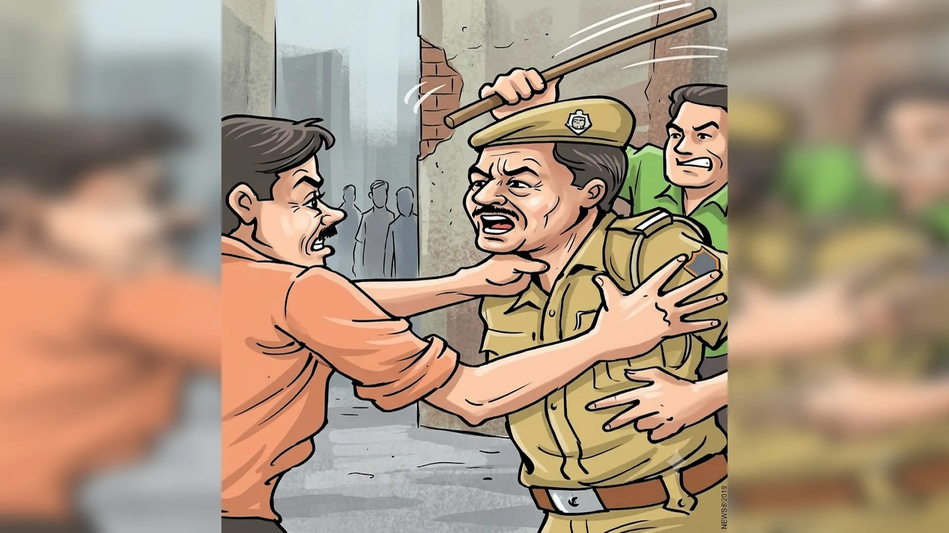 Moradabad News : पुलिस टीम पर बोला हमला और वर्दी फाड़ी, 3 महिलाओं समेत 4 गिरफ्तार