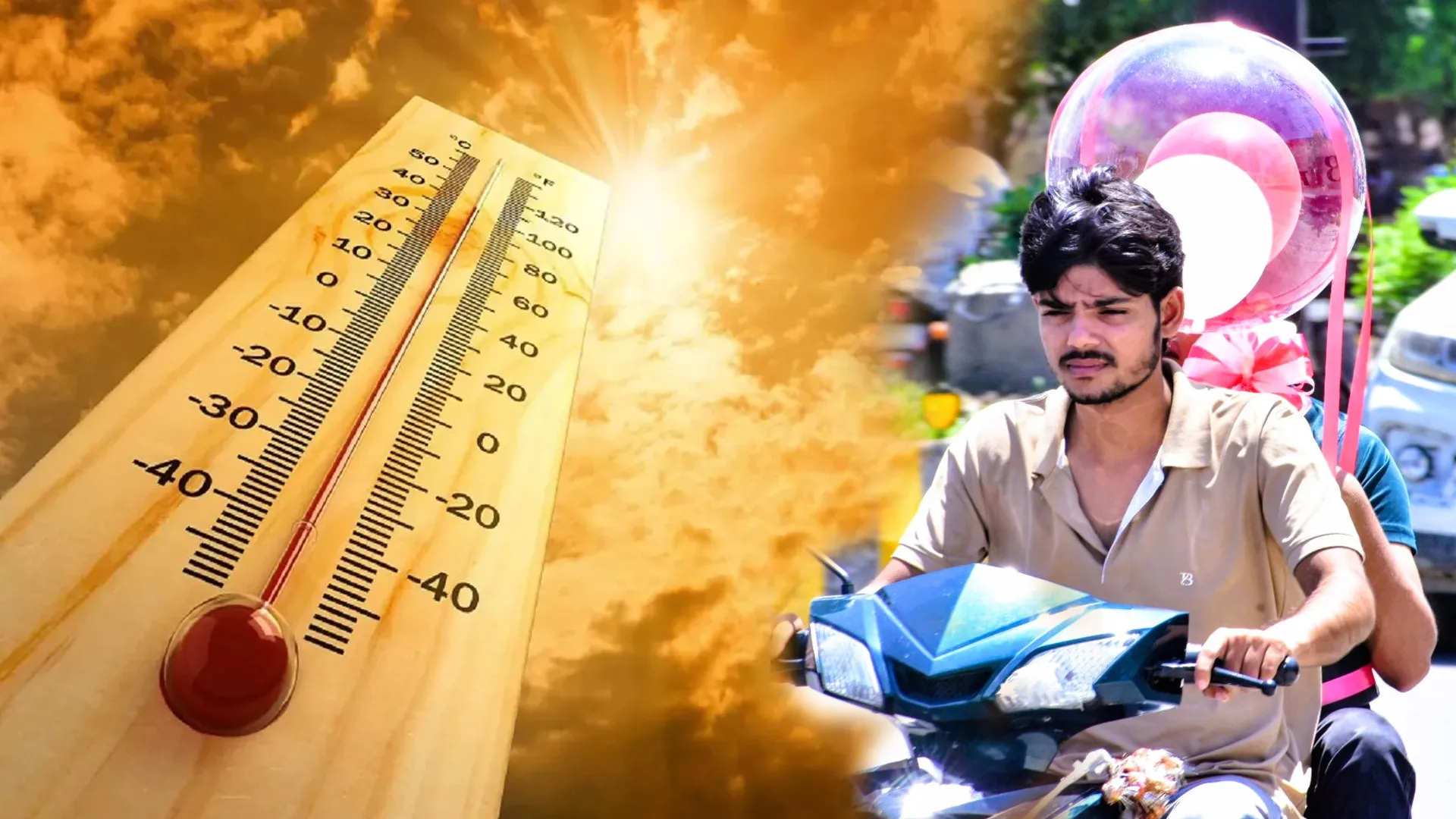 Moradabad News : तेज धूप और भीषण गर्मी में छूटे लोगों के पसीने, तीन डिग्री सेल्सियस बढ़ा तापमान