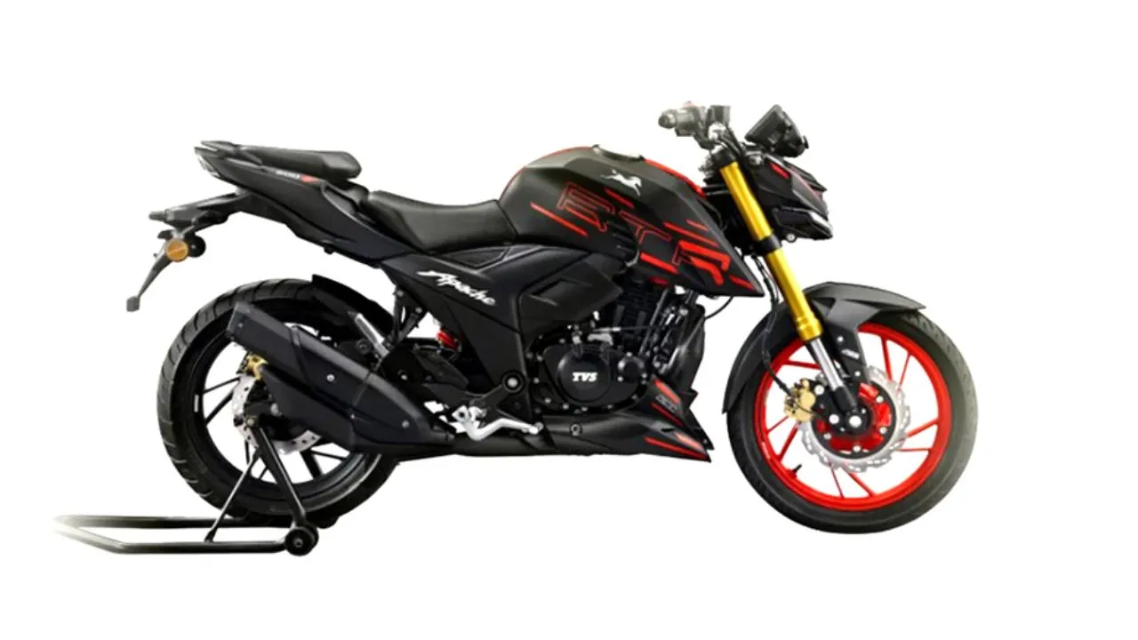 दमदार और स्पोर्टी लुक में नई  Apache RTR 200 4V