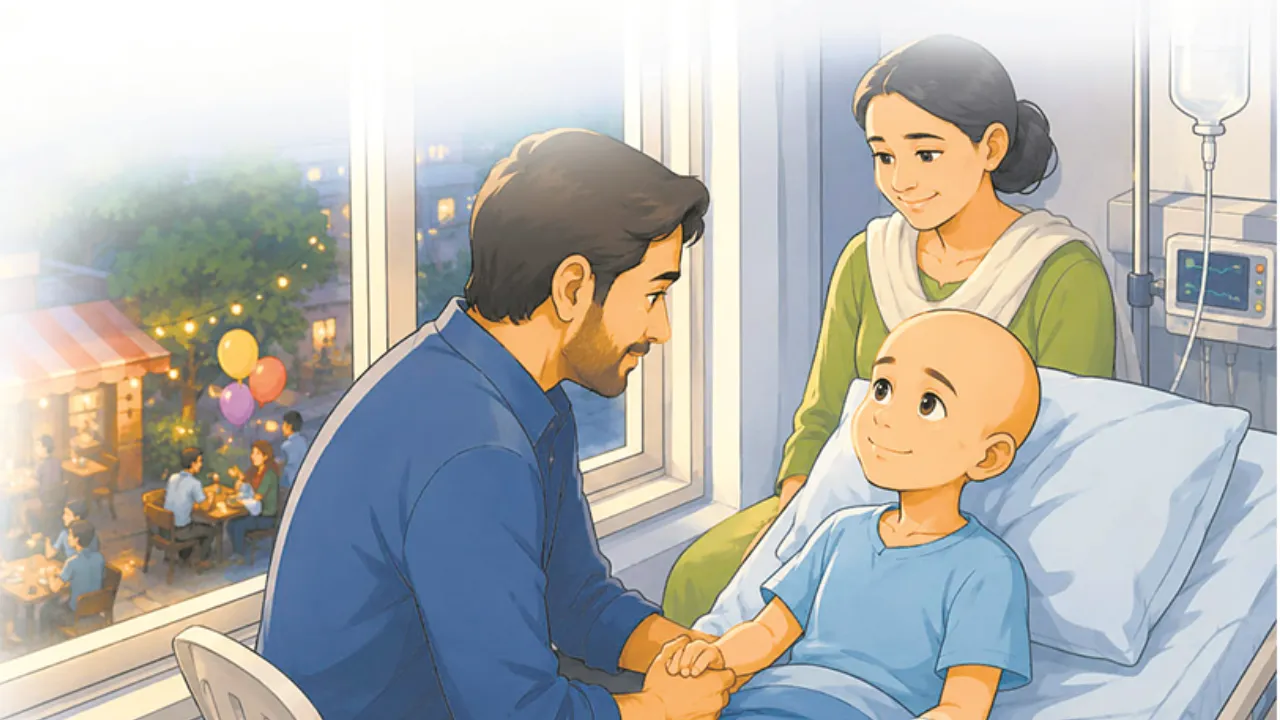 सातवीं मंजिल की खिड़की: आठ साल के सोमेश ने जाते-जाते पिता को सिखा दिया जिंदगी का सबसे बड़ा सबक