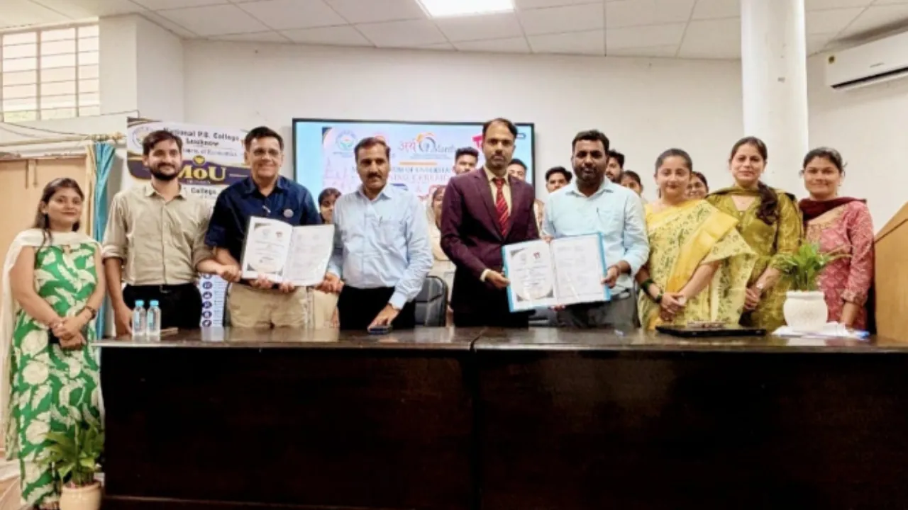 No More Boring Theory!  National PG और LMA के बीच हुआ MoU, AI प्रॉम्प्टिंग सीखकर छात्र बन रहे इंडस्ट्री-रेडी