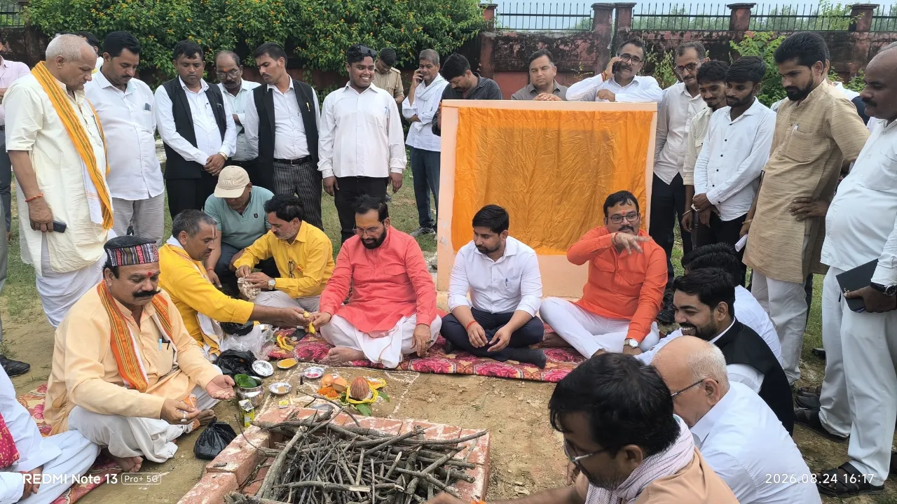 Bahraich News: पयागपुर तहसील में बनेगा आधुनिक वातानुकूलित अधिवक्ता चैंबर, विधायक सुभाष त्रिपाठी ने किया शिलान्यास
