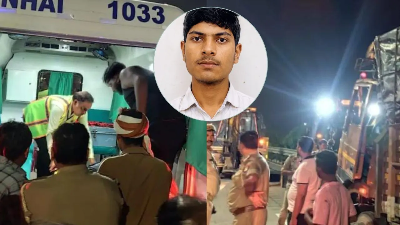 Auraiya News:  सड़क पर अचानक गौवंश के आने से बिगड़ा बैलेंस, दो डीसीएम की भीषण भिड़ंत से चालक की मौत