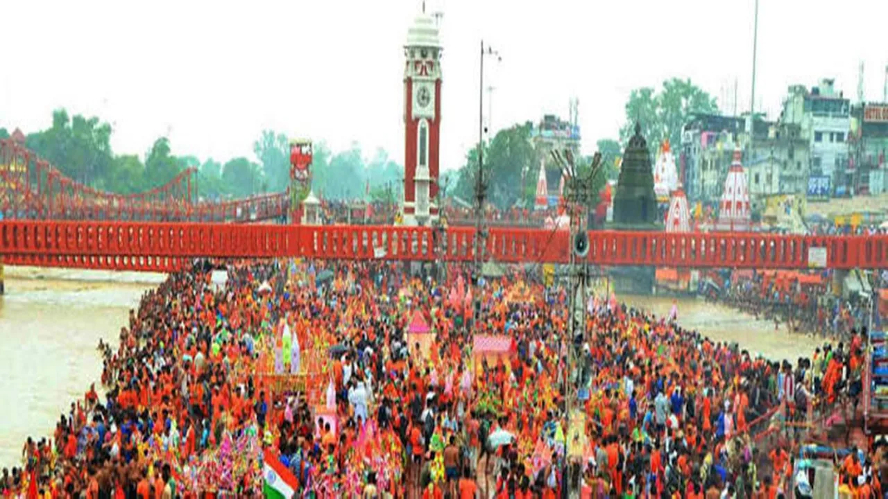 Haridwar Kanwar Yatra : अंतिम चरण में पहुंची कांवड़ यात्रा, हरिद्वार में उमड़ा आस्था का सैलाब