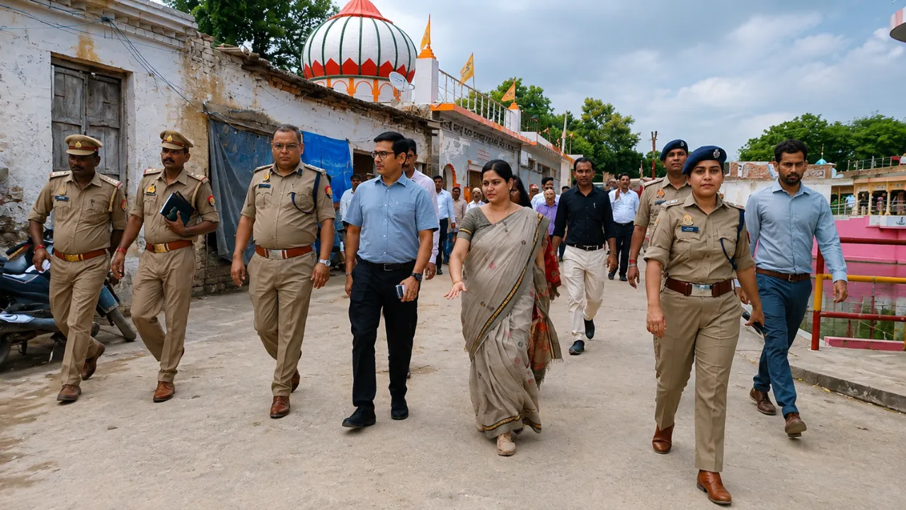 CM Yogi Ambedkar Nagar Visit: सीएम के 7 अगस्त के दौरे से पहले गोविंद साहब में तैयारियां तेज, मंडलायुक्त-डीआईजी ने परखी व्यवस्थाएं