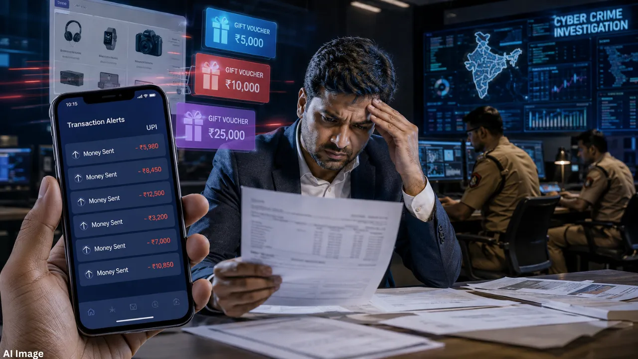 हरदोई में खाते से 89,654 की साइबर ठगी, Flipkart के जरिए गिफ्ट वाउचर खरीदने का आरोप; कोर्ट के आदेश पर FIR