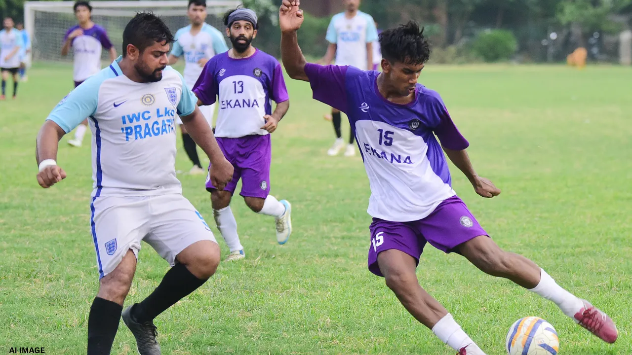 Lucknow Football League: गौरव की हैट्रिक से लखनऊ फॉल्कंस की 5-0 से धमाकेदार जीत, टेक्ट्रो रिजर्व ने भी 3-0 से मारी बाजी