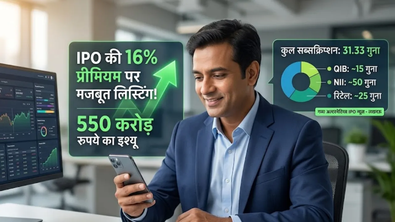 Share Market News: गाजा अल्टरनेटिव एसेट मैनेजमेंट के शेयर की शानदार लिस्टिंग, 16% की बढ़त के साथ बाजार में शुरुआत