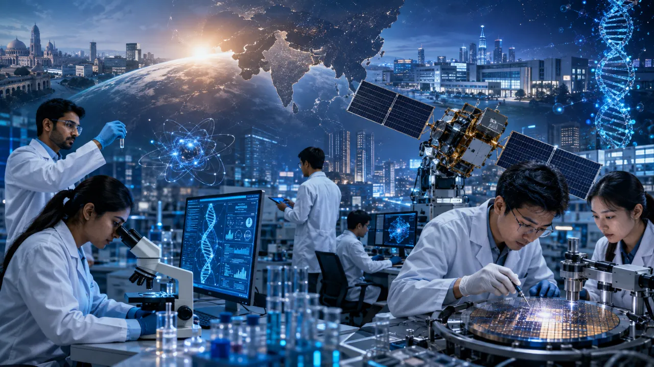 India China, Global Science
