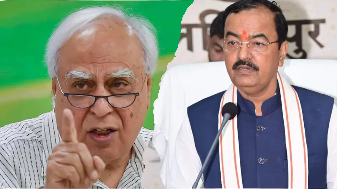 मदरसा शिक्षा पर केशव मौर्य के बयान से सियासी घमासान, कपिल सिब्बल बोले- ‘क्या चंदा चोर देशभक्त हैं?’