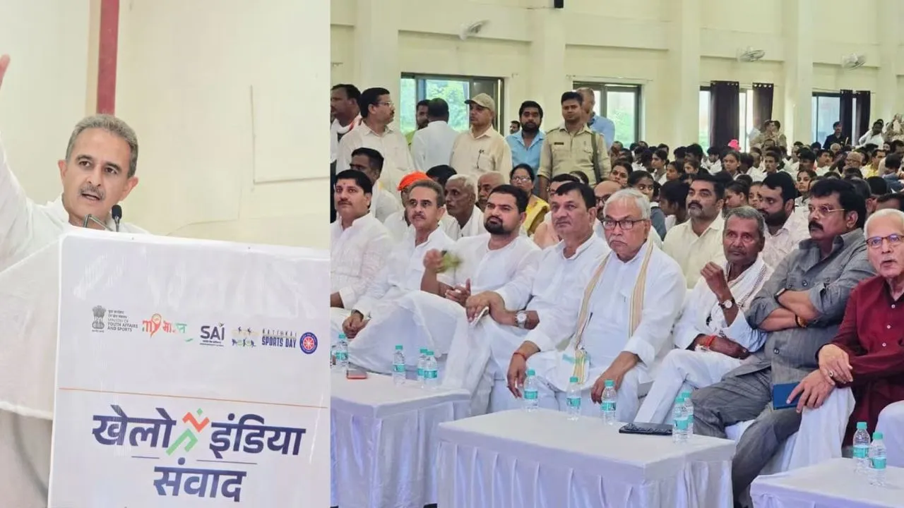 Gonda News:  गोंडा नरेश की प्रतिमा का अनावरण, ‘खेलो इंडिया संवाद’ के बीच विदेश राज्यमंत्री ने किया युवाओं को सम्मानित
