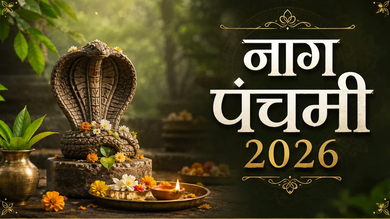 Nag Panchami 2026 : सात साल बाद सोमवार को नागपंचमी, बन रहा खास संयोग; जानें पूजा विधि और उपाय