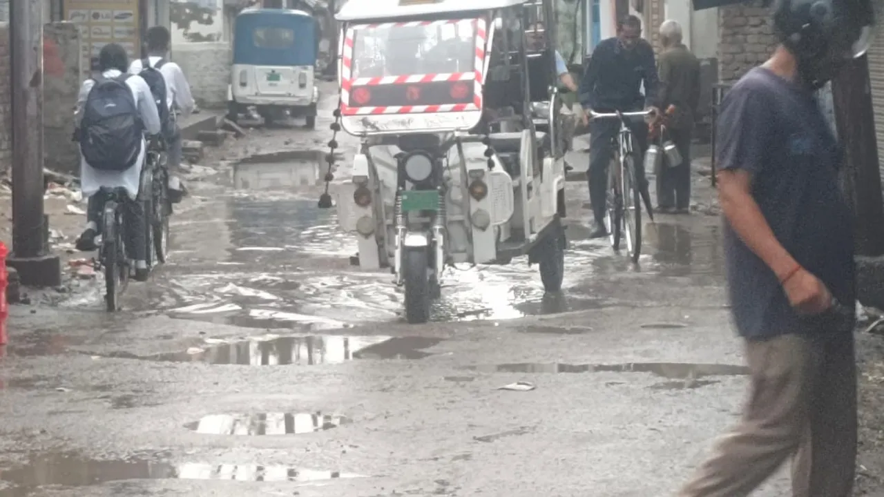 Potholes everywhere