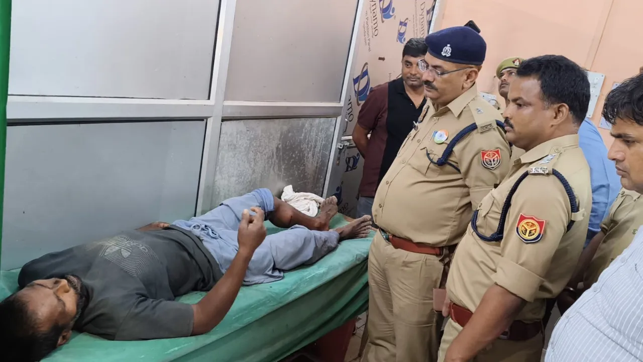 रात के अंधेरे में चोरी की बड़ी साजिश! मुठभेड़ में एक बदमाश और सिपाही घायल, दो गिरफ्तार 