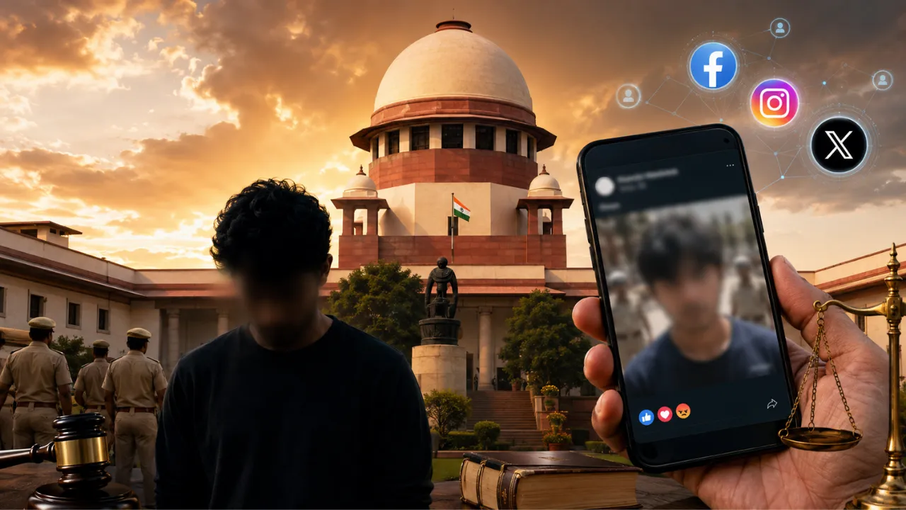 आरोपी की पहचान ऑनलाइन उजागर करने पर सुप्रीम कोर्ट सख्त, केंद्र-राज्यों और Meta-X को नोटिस