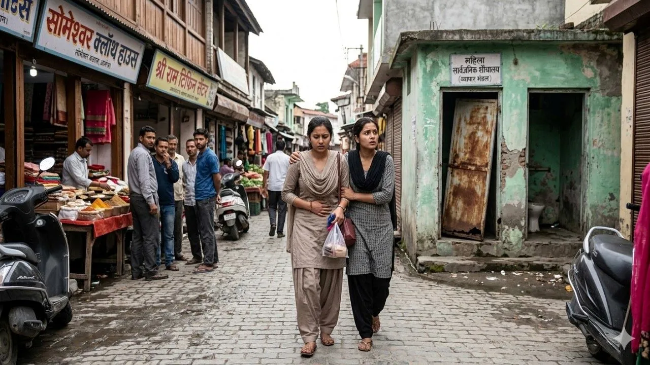 अल्मोड़ा :  पीरियड्स के दौरान बाजार में नहीं मिला शौचालय, व्यवस्था के अभाव में घंटों भटकती रही युवती
