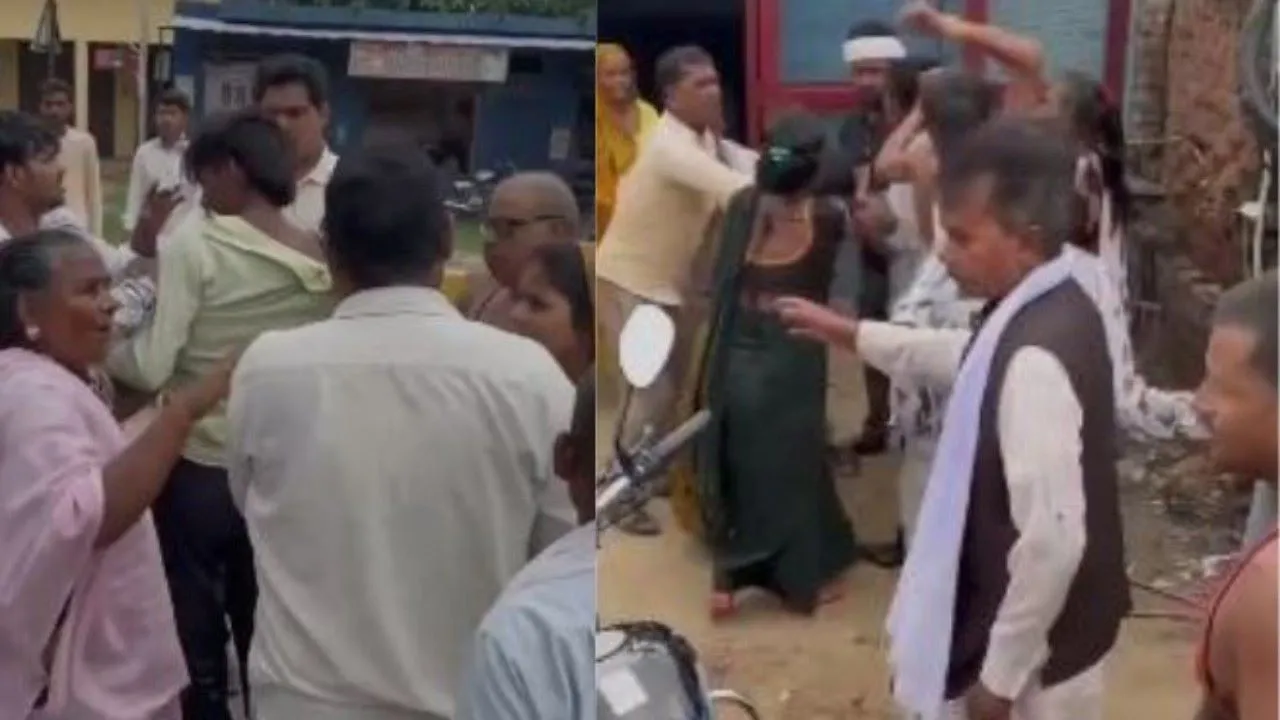 सड़क पर दंगल: पिकअप से गुटखा थूका तो बाइक सवार ने बीच चौराहे पर सिखाया सबक, जमकर चले लात-घूंसे