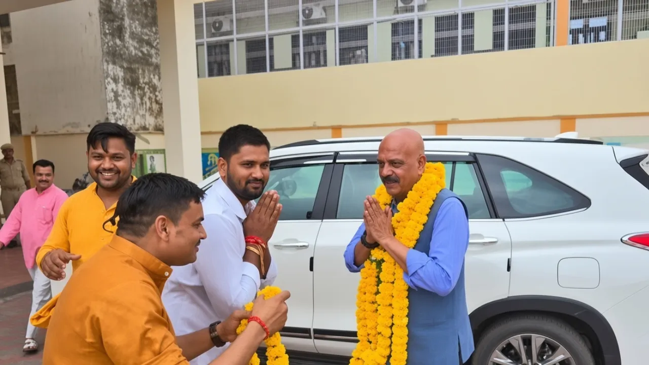 राम मंदिर ट्रस्ट के नए CEO जितेंद्र मिश्रा पहुंचे अयोध्या, बोले- देश सेवा के बाद अब प्रभु राम की सेवा का अवसर