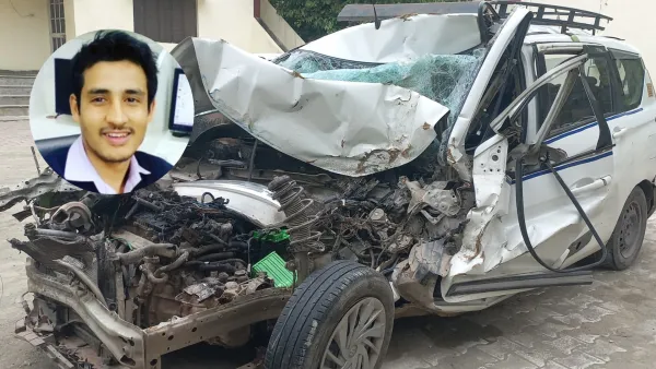 Rampur: नैनीताल हाइवे पर ईंटों से भरी ट्रैक्टर-ट्राली में घुसी कार, एक की मौत, दो घायल