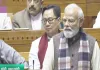 <span class="t-red">Parliament Winter session:</span> संसद में वंदे मातरम् पर चर्चा शुरू, पीएम मोदी बोले- मुस्लिम लीग के दबाव में कांग्रेस ने वंदे मातरम् पर किया समझौता 