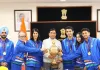 खेलमंत्री ने विश्व स्क्वाश कप जीतने वाली भारतीय टीम को किया सम्मानित, कहा- यह गर्व का है पल