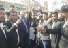 <span class="t-red">UP:</span> अधिवक्ता की हत्या के खिलाफ संभल और अमरोहा में फूटा वकीलों का गुस्सा
