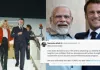  <span class="t-red">Macron India Visit:</span> मुंबई पंहुचा फांसीसी राष्ट्रपति मैक्रों का विमान, प्रधानमंत्री मोदी बोले-भारत में आपका स्वागत