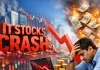 <span class="t-red">Stock market closed :</span>  शेयर बाजारों में भूचाल, आईटी सेक्टर में बिकवाली से गिरावट के साथ बंद हुए बाजार 