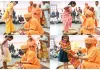 <span class="t-red">Chaitra Navratri :</span> चैत्र नवरात्र की नवमी पर सीएम योगी ने किया कन्या पूजन, अपने हाथों कराया भोजन 