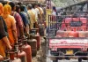 <span class="t-red">नोएडा में LPG संकट पर लोगों का गुस्सा:</span> एजेंसियों पर लंबी लाइन, मेट्रो स्टेशन के पास लगाया जाम 