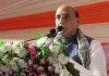 <span class="t-red">लखनऊ में राजनाथ सिंह : </span> विकास परियोजनाओं का किया उद्घाटन, कहा- भारत किसी भी चुनौती का सामना करने में सक्षम