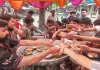 दूसरे बड़े मंगल पर श्रद्धालुओं में दिखा उत्साह, गूंजे बजरंगी के उद्घोष, जगह-जगह भंडारे का आयोजन