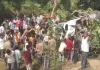 <span class="t-red">Sitapur News :</span> तेलंगाना से आ रही श्रद्धालुओं से भरी बस खाई में गिरी, बाइक सवार की मौत, 40 श्रद्धालु घायल